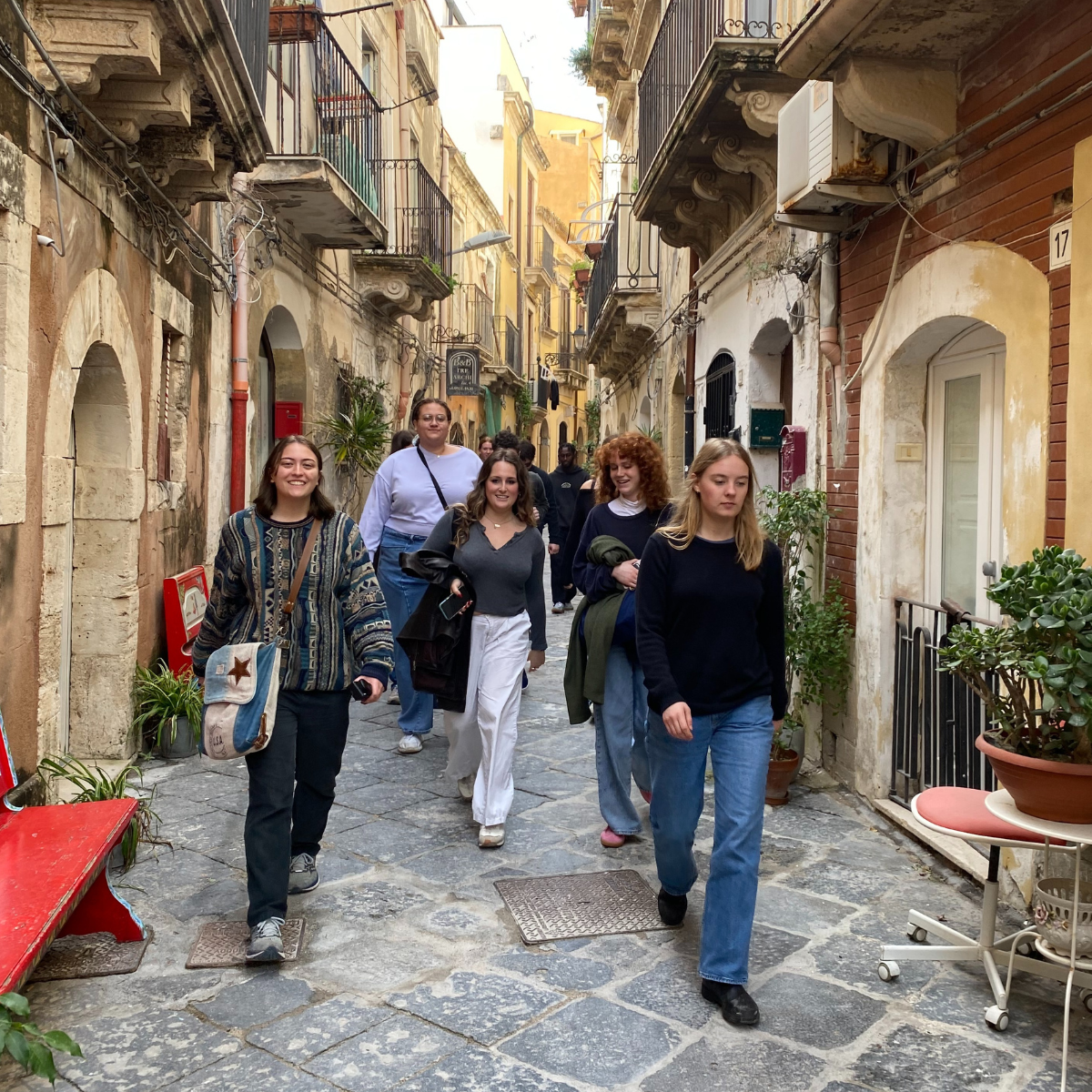 Student Group in Florence