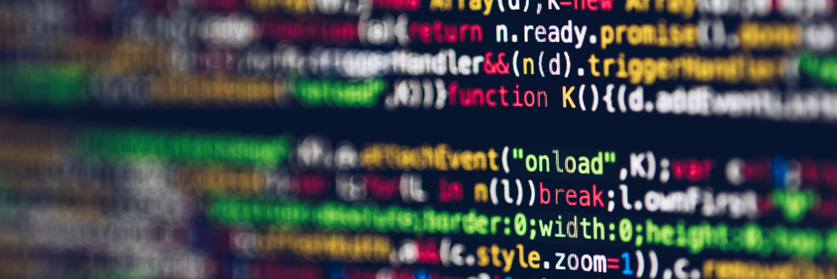 A computer screen with multicolor coding