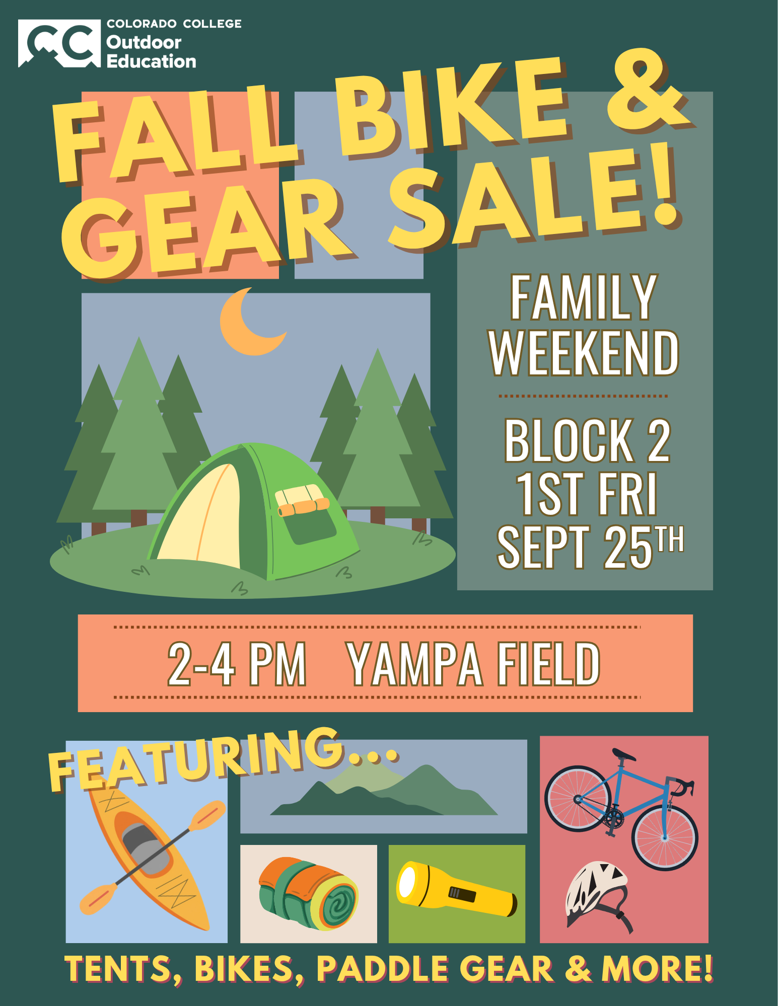 Poster for Fall Bike & Gear Sale