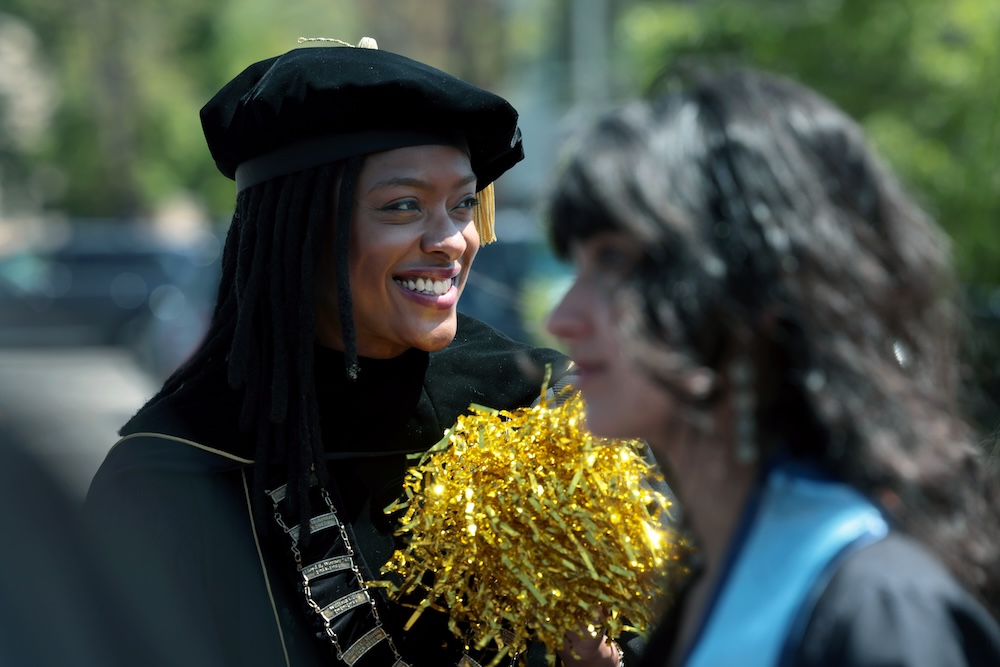 Manya at Commencement.