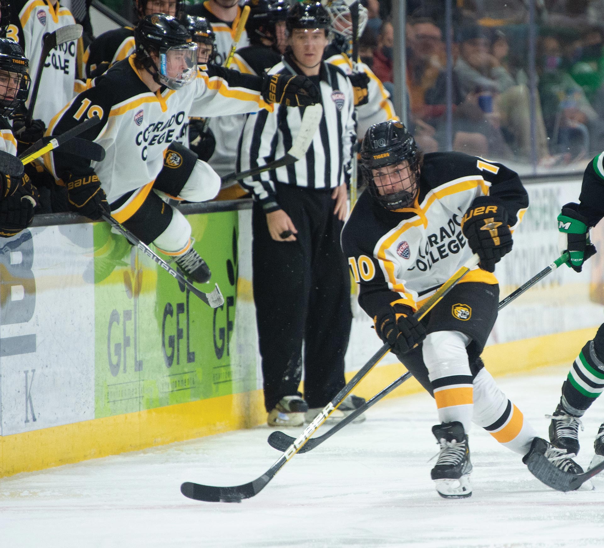 hockey in arena