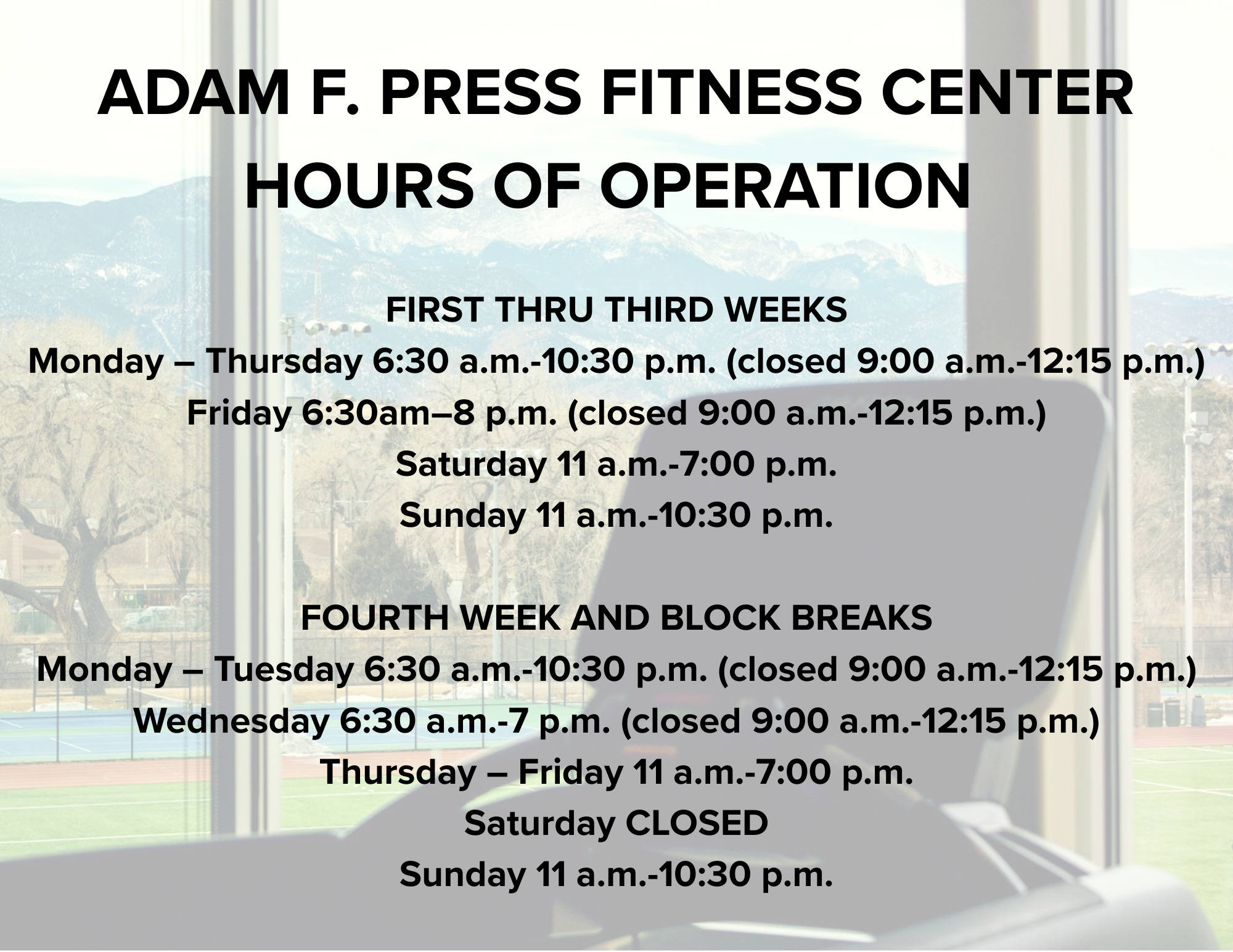 Hours of Operation Graphic