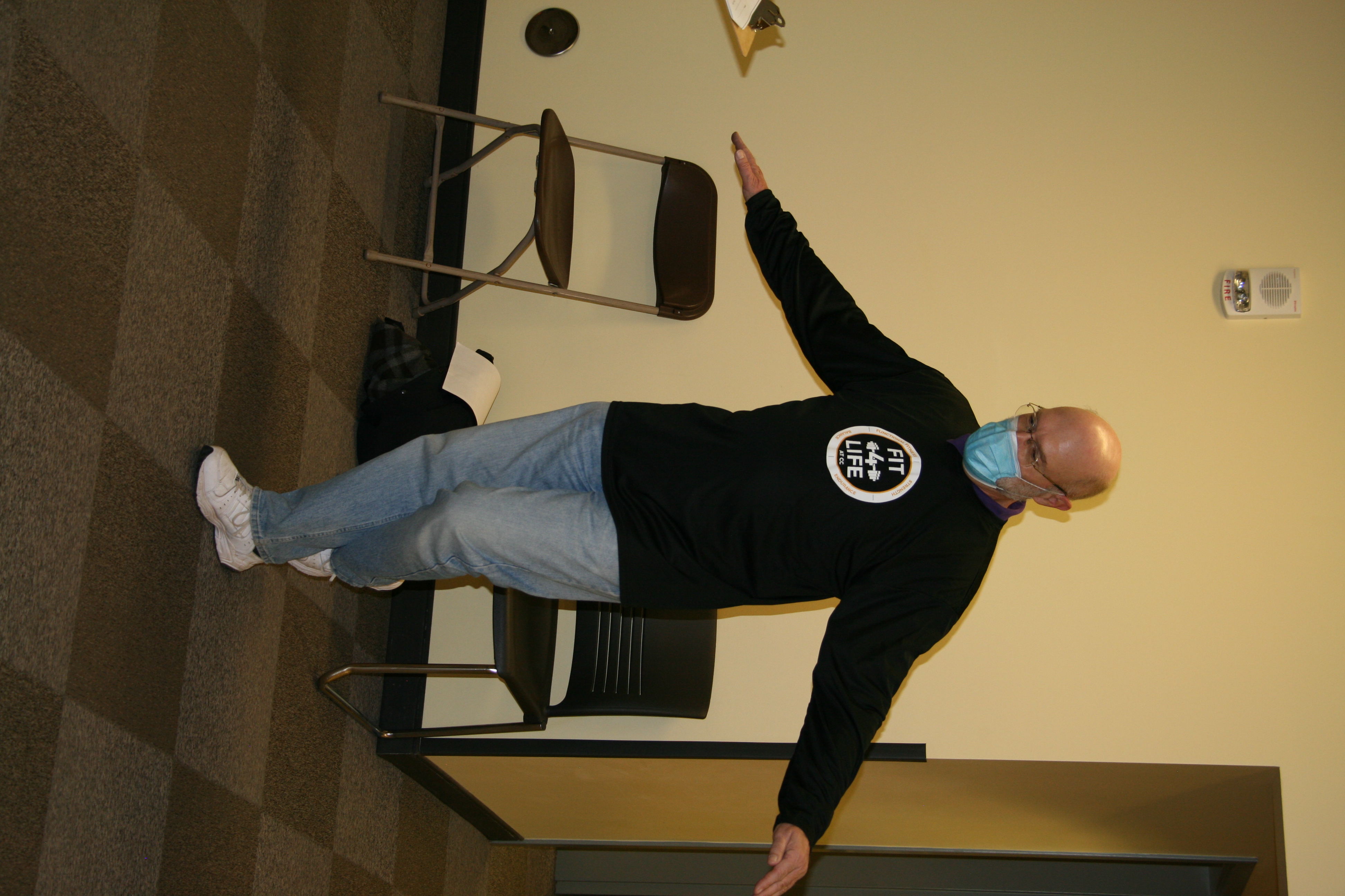 A participant during his preliminary physical consultation <span class="cc-gallery-credit"></span>