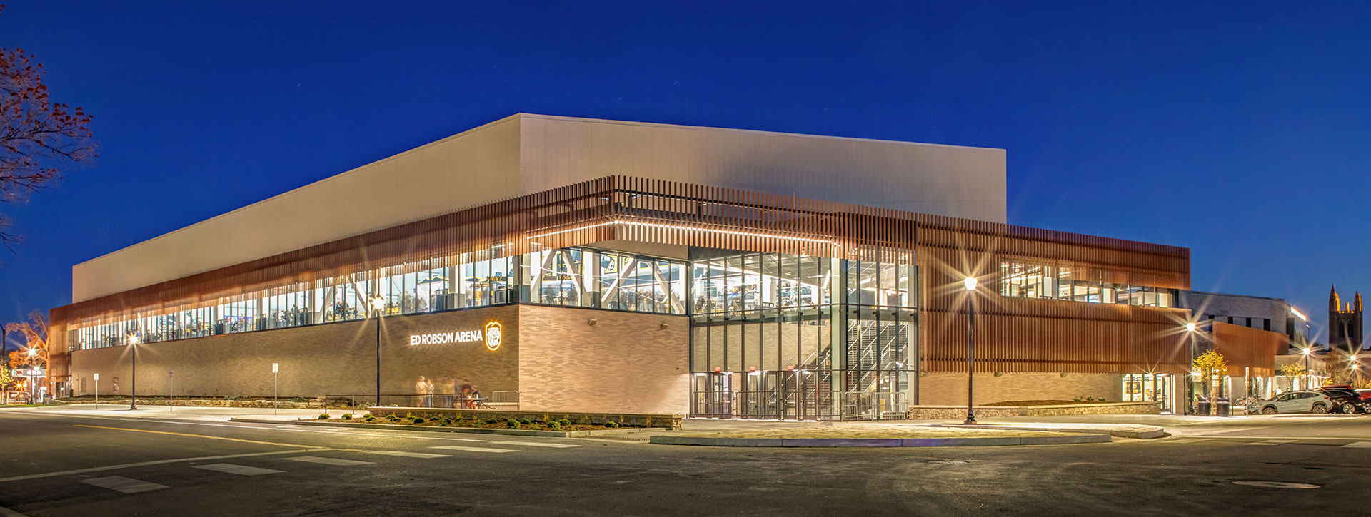 Ed Robson Arena, photo by Ron Pollard