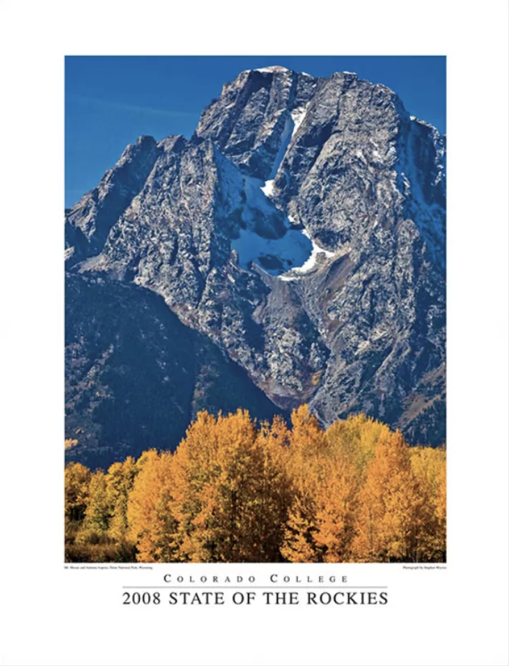 2008 state of the rockies poster