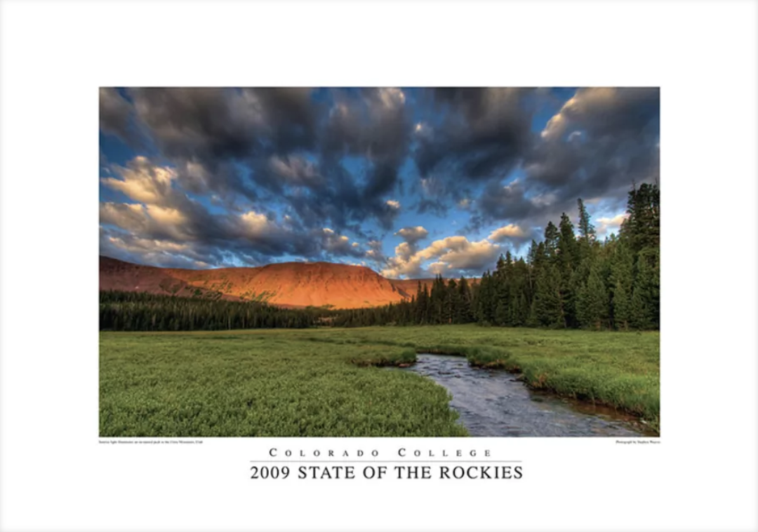 2009 state of the rockies poster