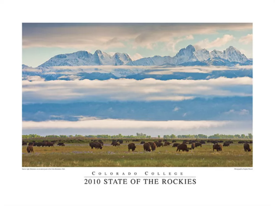2010 state of the rockies poster