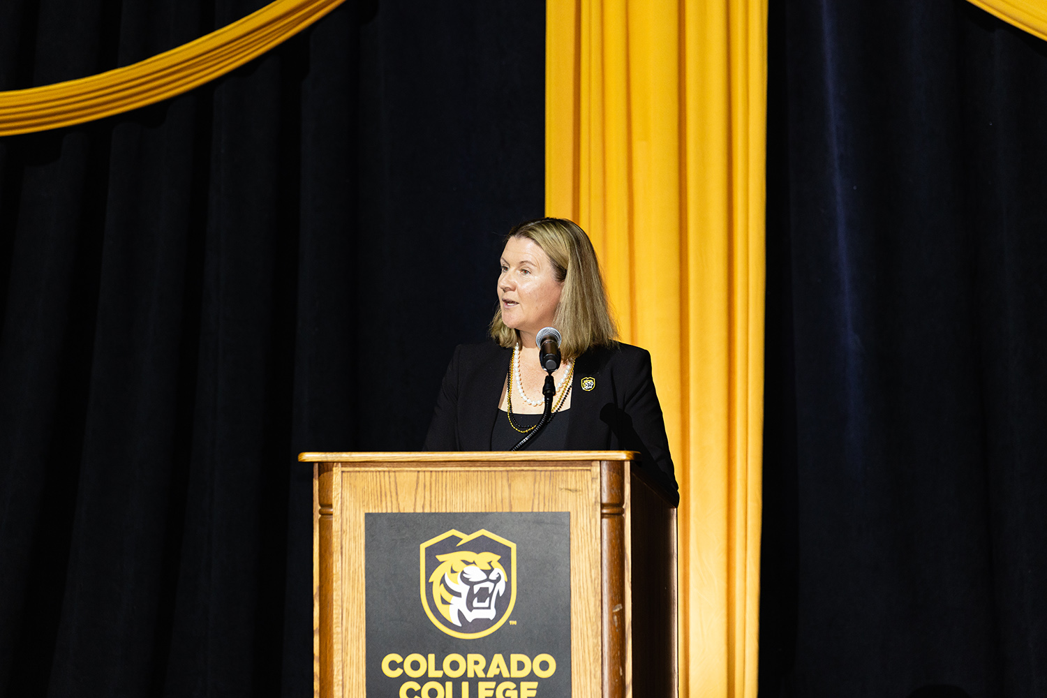 Colorado College Vice President and Director of Athletics Lesley Irvine. Photo courtesy of Colorado College Athletics.