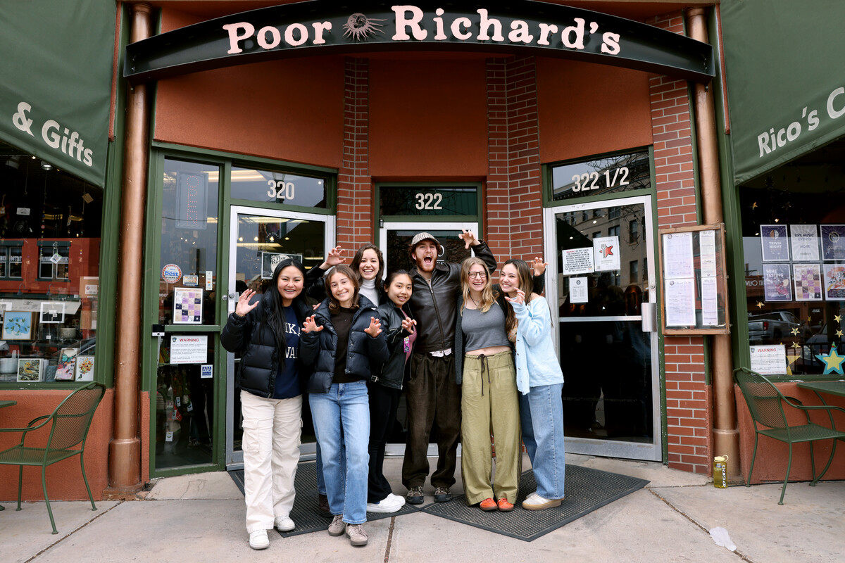 Students at Poor Richard’s