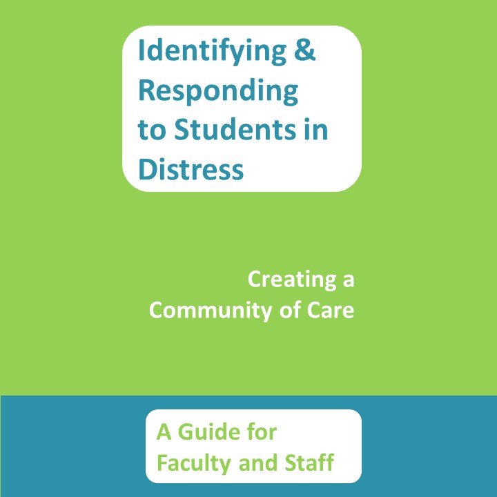 Cover image of Noticing Signs of Distress brochure
