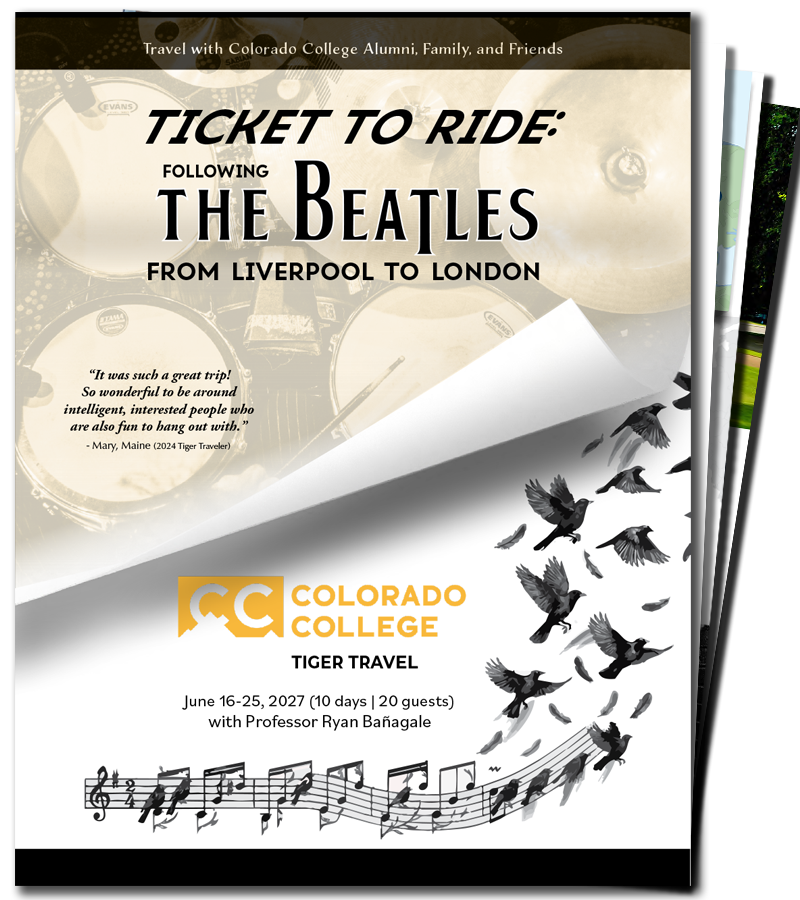 Cover of Beatles brochure
